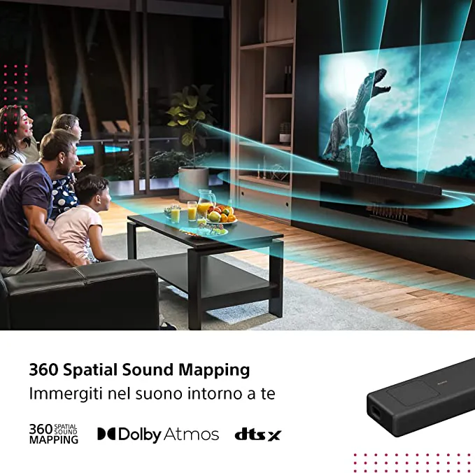 Sony HT-A5000: il nuovo Home Theatre Dolby Atmos con subwoofer integrati a prezzo SORPRENDENTE
