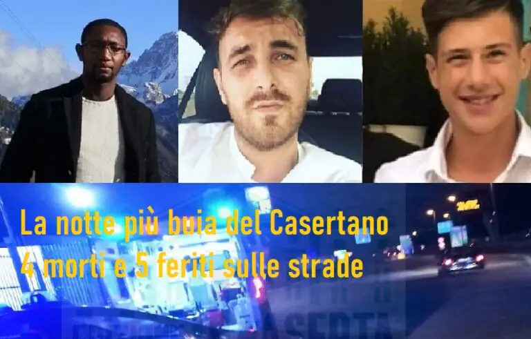 TUTTI I NOMI E LE FOTO. Ecco le 4 vittime della notte tragica: si prega per i 5 feriti