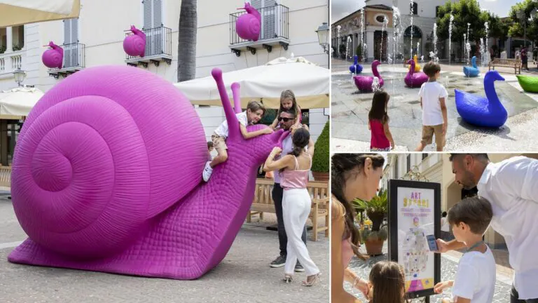 Gli animali extra size della Cracking Art sbarcano alla Reggia Outlet