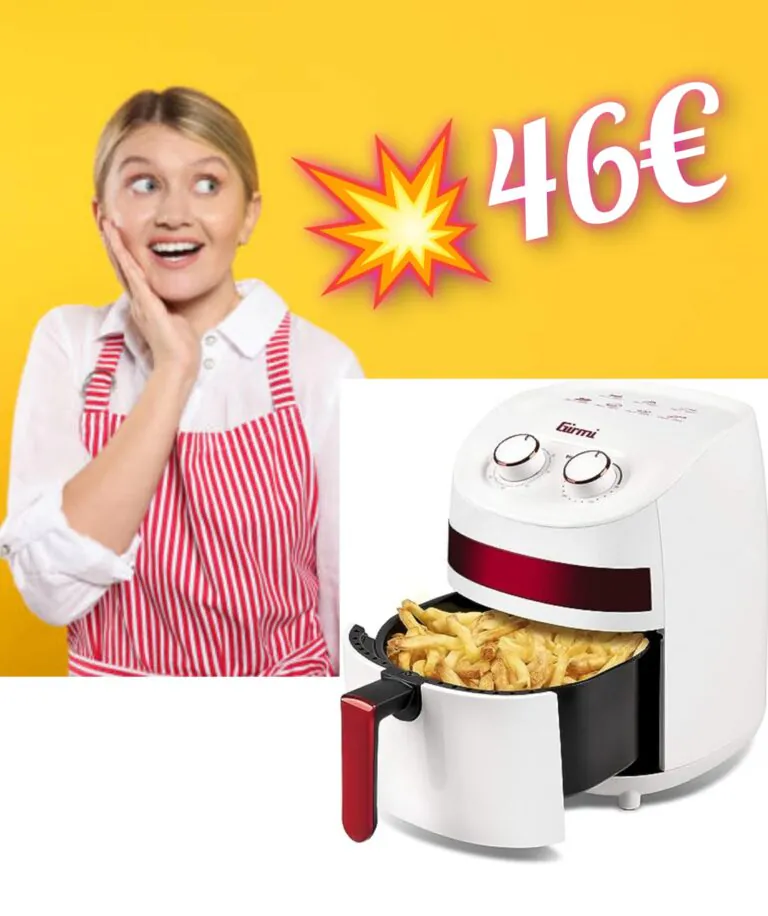 Friggitrice ad aria Girmi FG93: a questo prezzo è regalata (-37%)