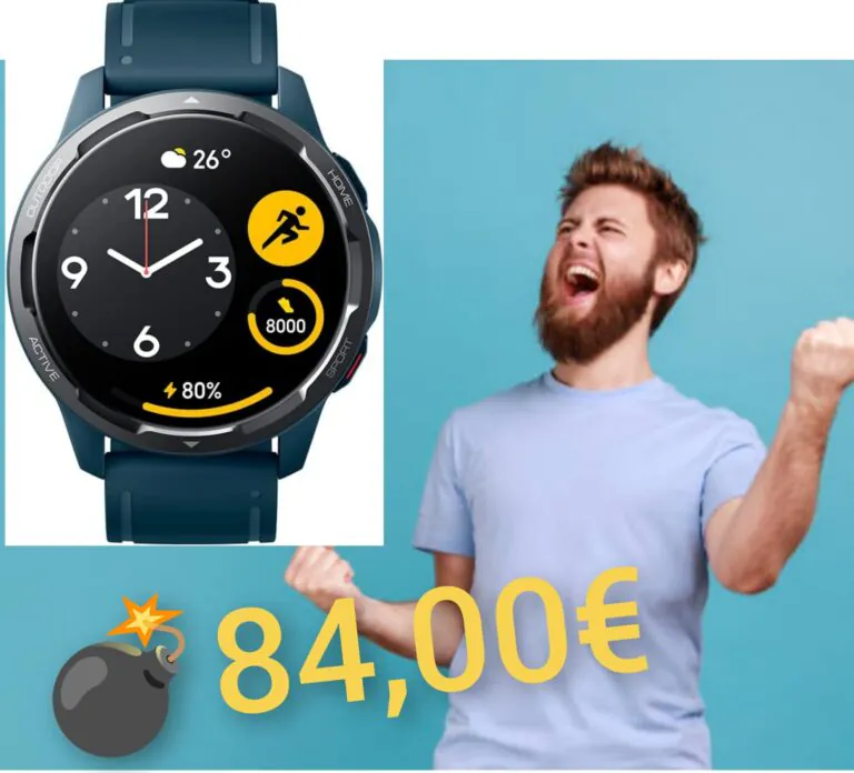 Crolla vertiginosamente il prezzo di Xiaomi Watch S1 Active. E’ da prendere subito (-58%)
