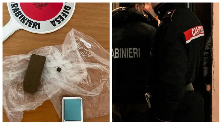 Vede i carabinieri e scappa con l’hashish nelle mutande