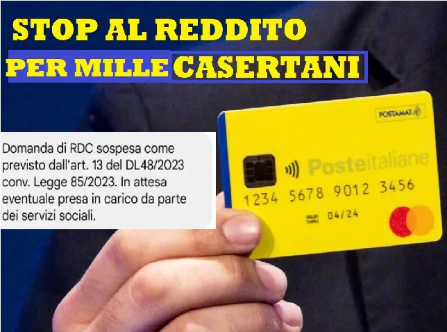 Reddito, arrivano altri sms: nel Casertano sospeso un altro migliaio di sussidi