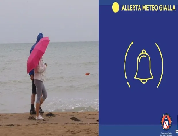 Ferragosto rovinato in Campania: sarà allerta meteo. Rischio grandinate