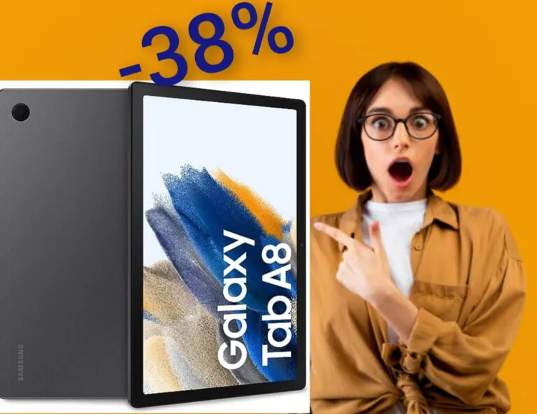 Samsung Galaxy Tab A8: mai visto un prezzo cosi Basso