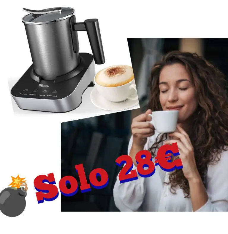 Wamife Montalatte elettrico, il più venduto su Amazon: Cappuccino e cioccolata calda come al bar