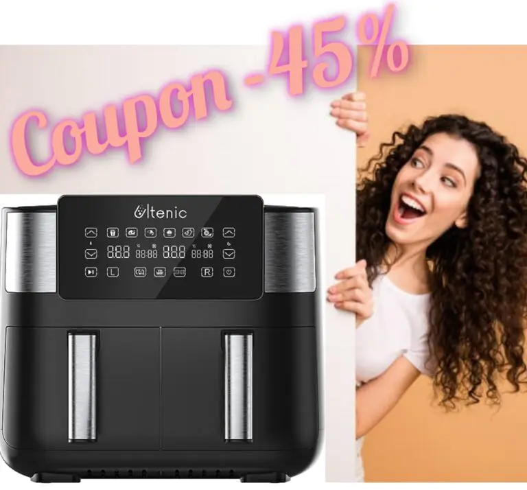 Ultenic K20 Friggitrice ad Aria Doppio Cestello: risparmia con il maxi coupon Amazon