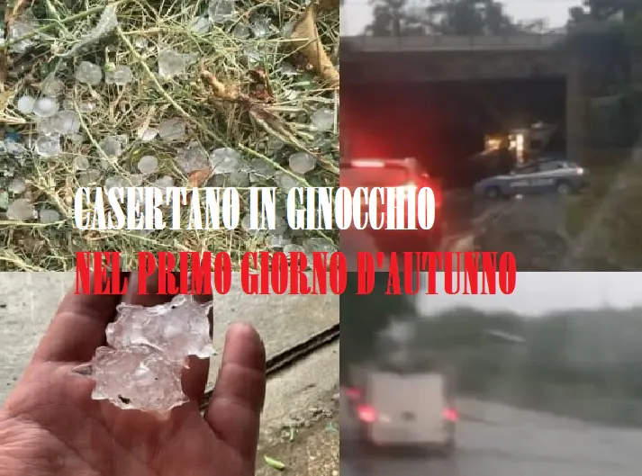 Provincia ancora sotto attacco, ora c’è la grandine: sottopasso chiuso, crolla albero. TUTTI GLI INTERVENTI