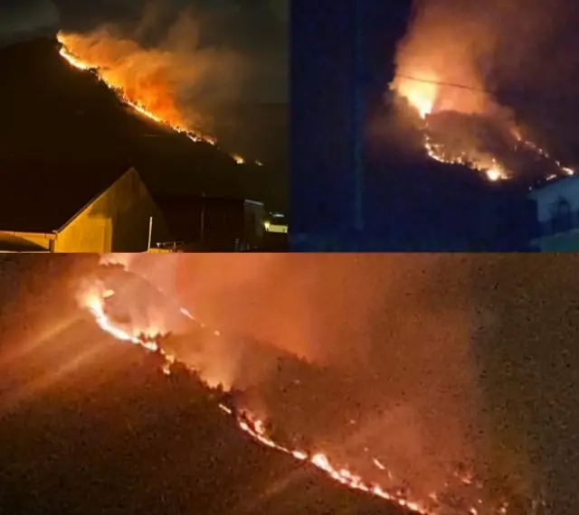 Maxi incendio nella Valle, montagne in fiamme e comunità sotto tiro