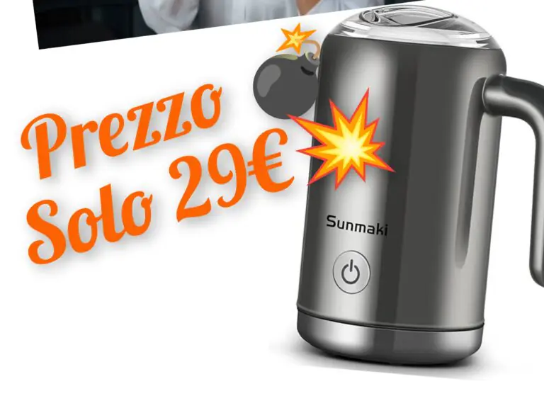 Cappuccini come al bar con questo montalatte economico ma efficace, solo 29 euro