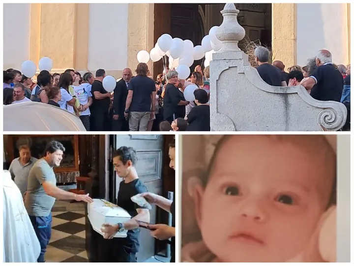 Dolore e lacrime per l’addio alla piccola Aurora, città in lutto