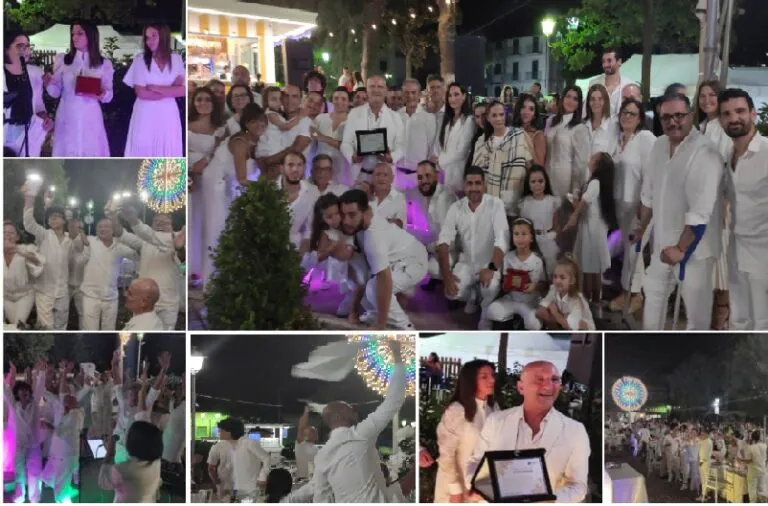 Un solo cuore, 130 sorrisi: la Cena in Bianco risveglia città. FOTO E VIDEO DELLA SERATA MAGICA
