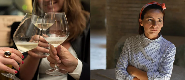 Calici, sommelier e vini top negli store del centro commerciale con chef stellata