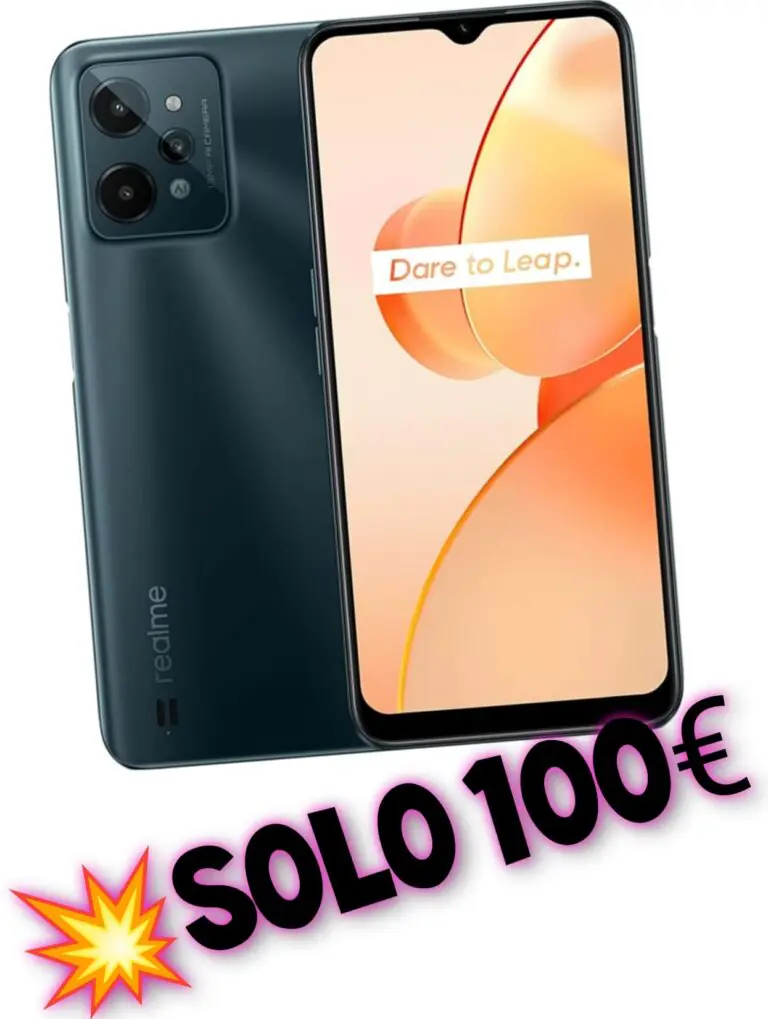 Lo smartphone Realme C31 è al minimo storico: lo paghi solo 100€