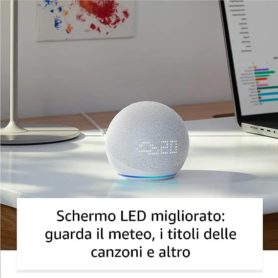 Echo Dot con orologio 5ª generazione, modello 2022 a questo prezzo è un AFFARE