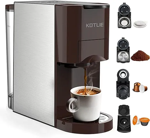 Novità assoluta: Macchina Da Caffè KOTLIE 4 in1 adatta a qualsiasi formato, IMPERDIBILE