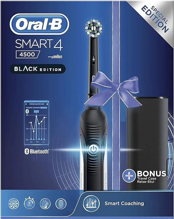 Denti bianchi e sani con lo spazzolino elettrico Oral-B Black Edition, è in MAXI SCONTO