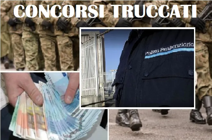 Soldi per superare i concorsi, 6 indagati tra Esercito e Polizia Penitenziaria