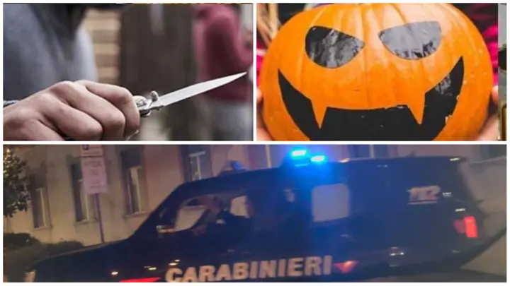 Dolcetto o scherzetto? Bambino tira fuori coltello