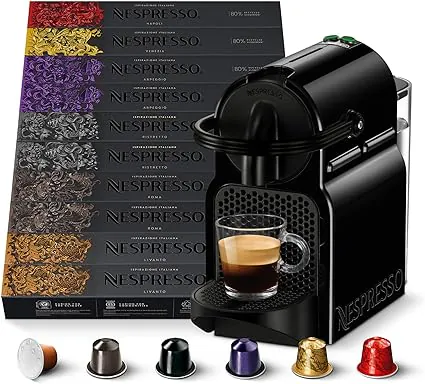 Nespresso Inissia + 100 capsule incluse: scontata del 31%, tua a MENO di 100€ su Amazon