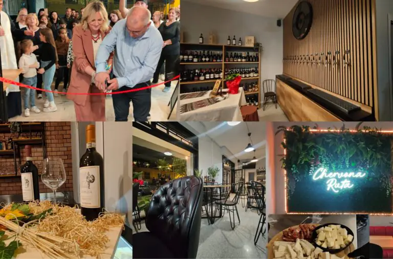 L’inaugurazione dell’enoteca ‘Chervona Ruta’, vasta scelta di vini e stuzzicheria di qualità