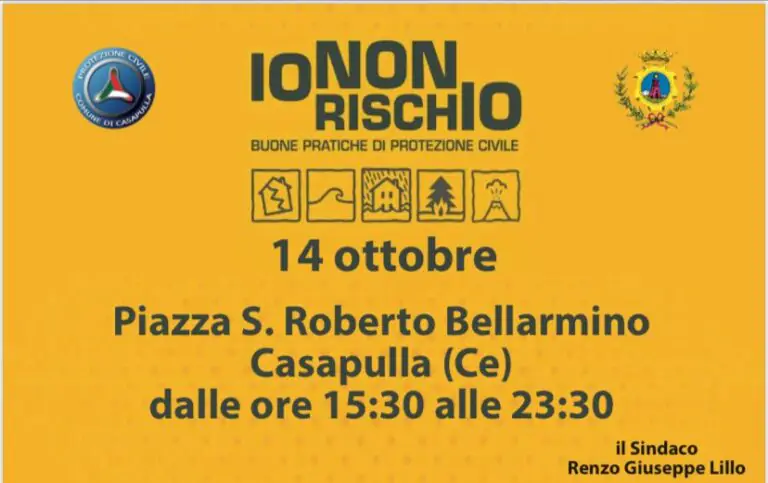 ‘Io non rischio’, i volontari della Protezione civile in piazza