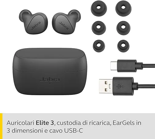 Auricolari Jabra Elite 3: suono di alta qualità al MINIMO STORICO su Amazon (-38%)