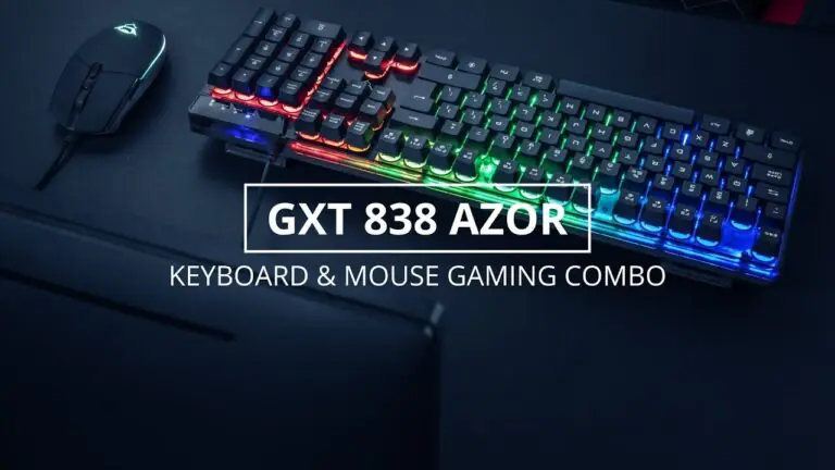 Mouse e tastiera da gaming Trust GXT Azor a prezzo WOW su Amazon, bastano 25€