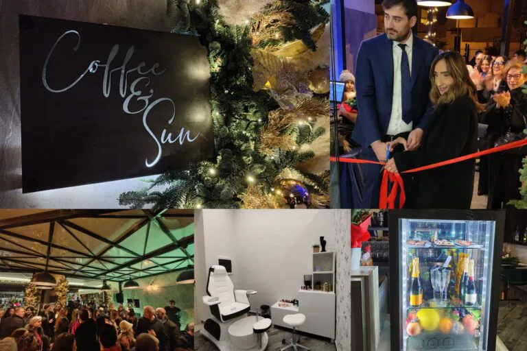 ‘Coffee & Sun’, grande inaugurazione per il loungebar e centro estetico