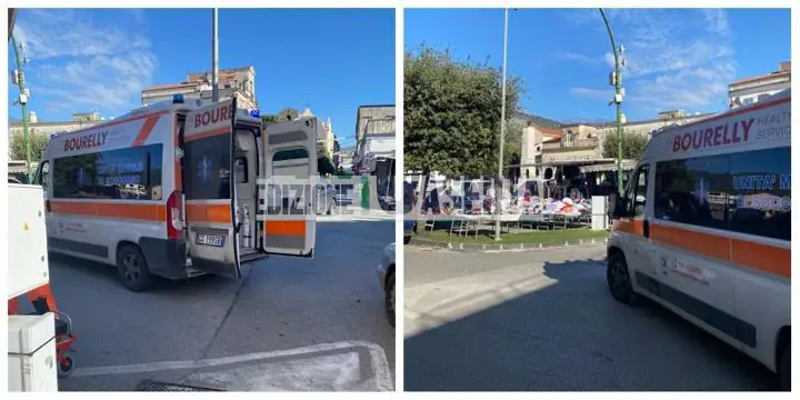 Choc al mercato, anziana travolta mentre fa la spesa