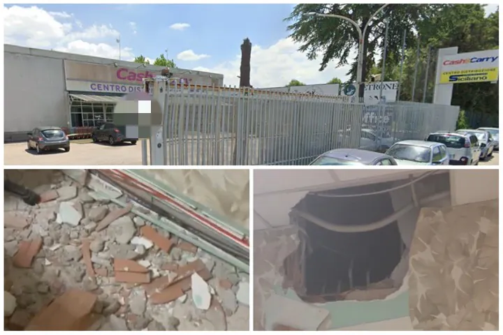 Raid della banda degli uomini ragno al Cash & Carry ‘Siciliano’