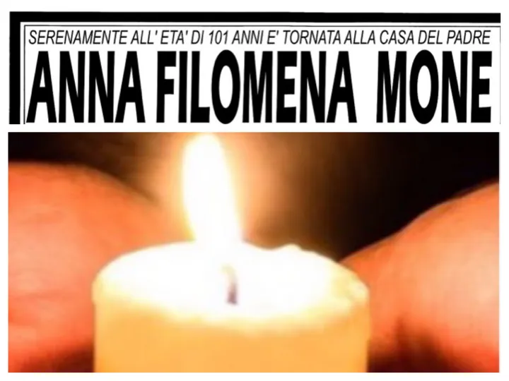 Lutto, è morta una delle nonnine del Casertano. Domani i funerali
