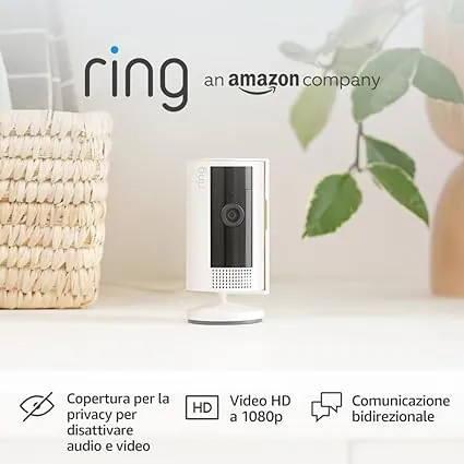 OCCASIONE imperdibile Black Friday penultimo giorno: Camera Ring Indoor scontata del 42%