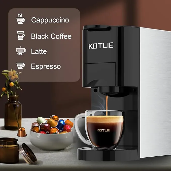 Macchina di caffè Kotlie 4 in 1 a prezzo SPECIALE su Amazon, tua a soli 100€