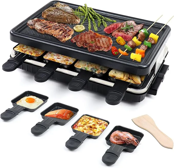 Raclette Grill: Griglia Elettrica per 8 Persone. Sconto Amazon ASSURDO