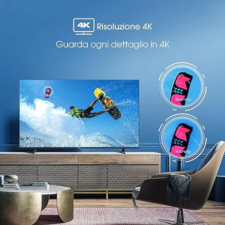 Amazon week end di offerte: RISPARMI più di 200€ su smart TV Hisense 43″ QLED