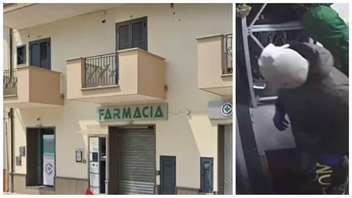 Colpaccio nella notte, assalto della banda di incappucciati alla farmacia
