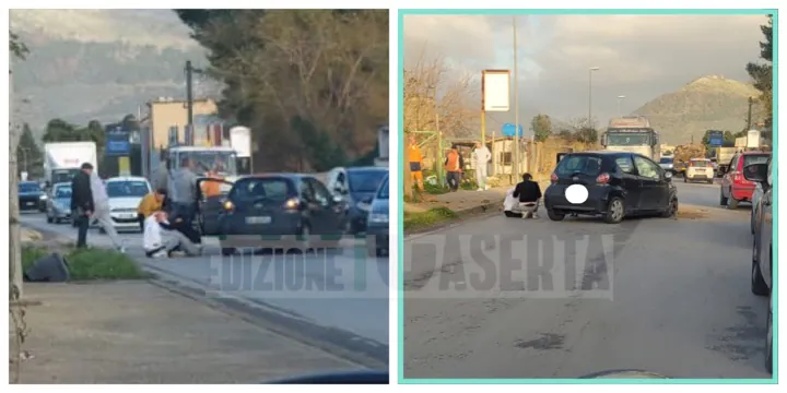 Incidente choc tra due frazioni: ragazzo ferito al volto