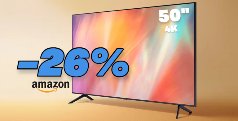 OFFERTA di Natale: TV Smart Samsung con digitale terrestre, risparmi oggi 130€ su Amazon