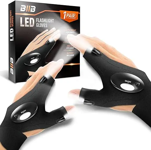 Idea regalo uomo: Guanti con luce LED a prezzo SENSAZIONALE, solo 15€
