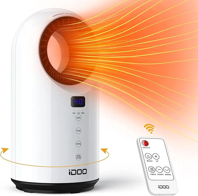 iDOO Stufa Elettrica a basso Consumo con display led, prezzo in picchiata