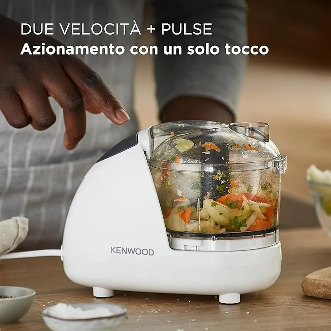 Tritatutto a due lame Kenwood, oggi paghi POCHISSIMO: solo 20€ su Amazon