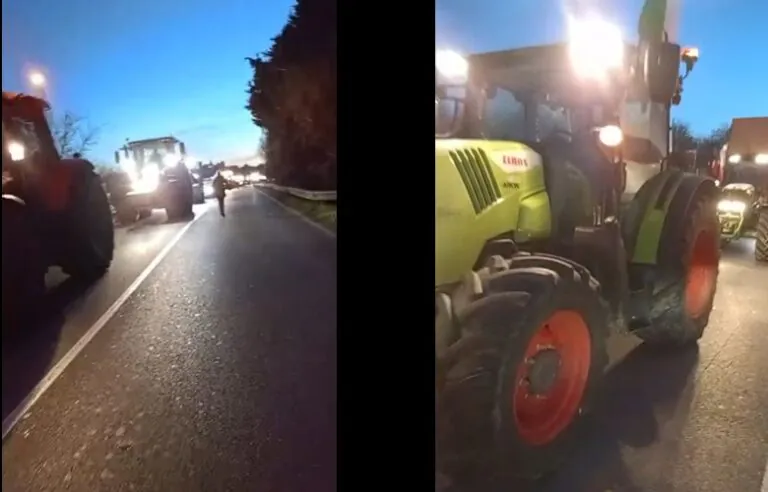 Le notti degli agricoltori che bloccano tutto: “Di qui non ci muoviamo”