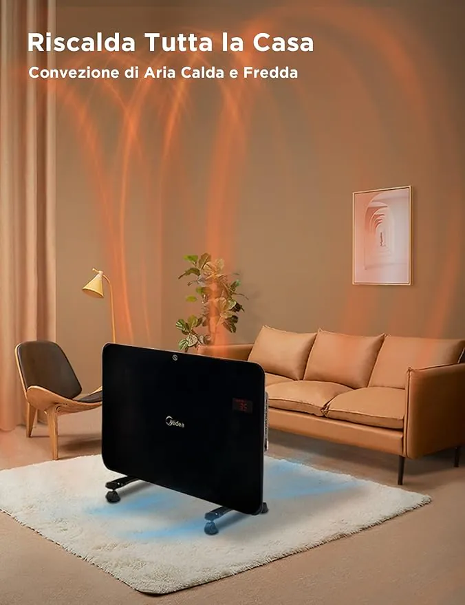 Stufetta elettrica a basso consumo Midea a MENO di 100€ su Amazon, è imperdibile