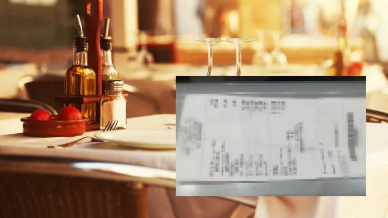 Quanto costava una cena al ristorante nel 2000? Un vecchio scontrino mostra una cifra incredibile