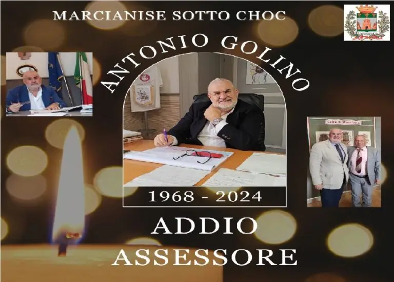 Notizia choc scuote la città, è morto l’assessore Golino