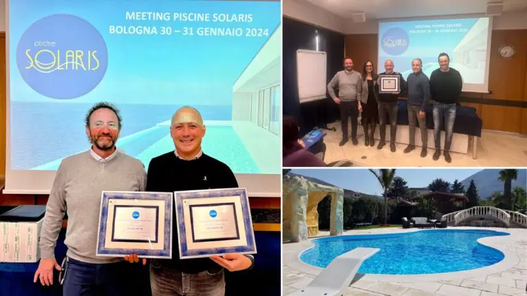 Piscine Solaris, imprenditore casertano ottiene due premi al meeting di Bologna
