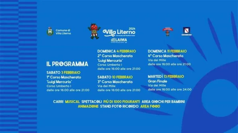Al via la 39a edizione del Carnevale di Villa Literno, ospite il pugile Clemente Russo