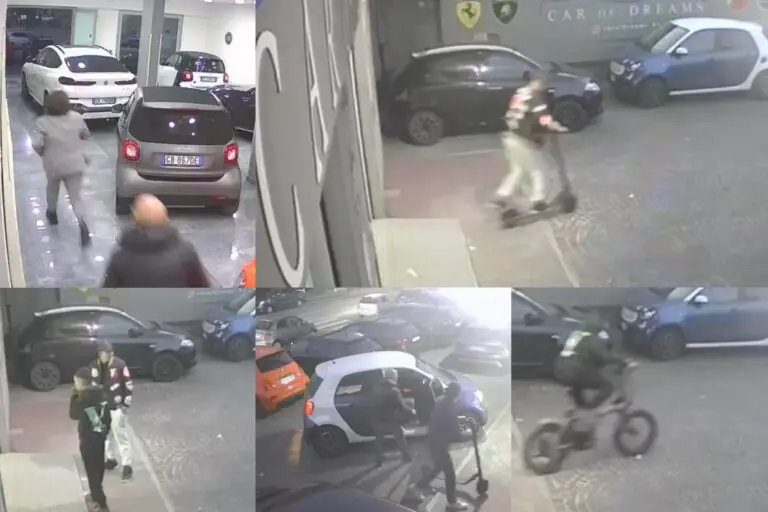 Tentano di rubare e-bike e monopattino da concessionaria: colpo sventato dopo inseguimento da film