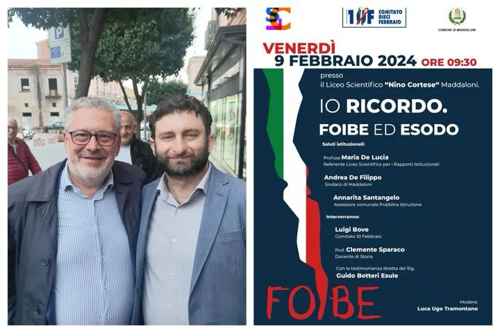 Convegno in ricordo delle foibe al Liceo Cortese